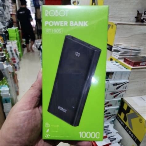 Jual Power Bank Robot Powerbank RT190 RT190S 10000 Mah Dual Input Type