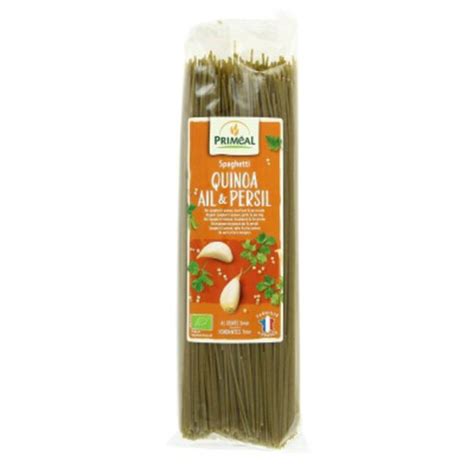 Prim Al Spaghetti Quinoa Ail Persil Bio G Naturalia Courses En