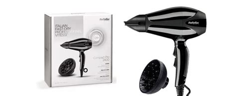 BaByliss 6715De AC Compact Pro 2400W Saç Kurutma Makinesi Siyah | D&R