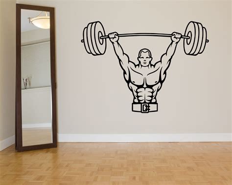 Wall Décor Wall Decals And Murals Bodybuilder Gym Fitness Coach Sport