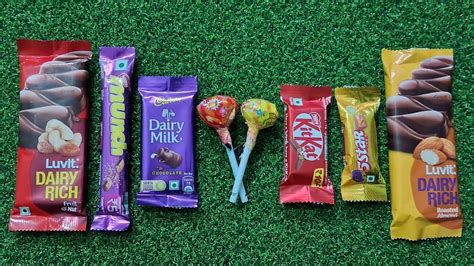 Luvlt Dairy Rich Chocolate Vs Munch Vs Dairy Milk Vs Lollipop Vs Kitkat