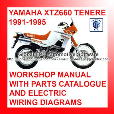 AUTO MOTO REPAIR MANUALS YAMAHA XTZ660 TENERE 3YF 1991 1995 WORKSHOP