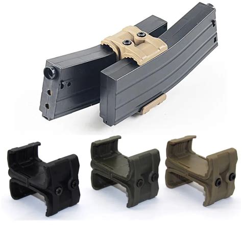 Tactical Rifle Dual Magazine Clip For Ak 47 74 Series Ar15 M4 Mag59 Mp5