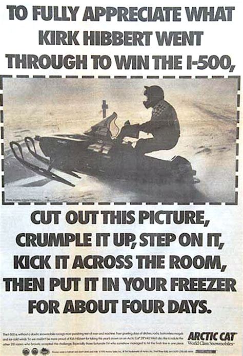 Arctic Cat Kirk Hibbert Ad Arcticinsider