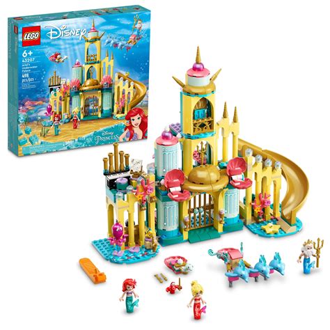 LEGO Disney Princess Ariel’s Underwater Palace 43207, Buildable ...