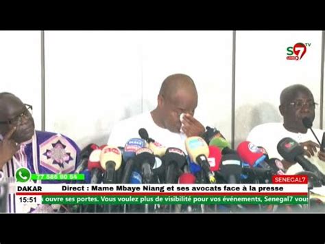 Direct Une autre plainte contre SONKO Mame Mbaye Niang face à la