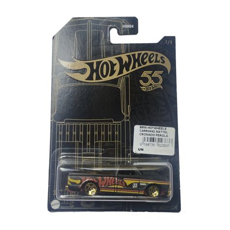 Hot Wheels Chevy C Aniversário Anos Preto e Dourado HLK Shopee Brasil
