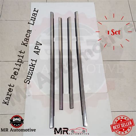 Jual Karet Pelipit Kaca Luar Suzuki Apv Chrome Original Shopee Indonesia