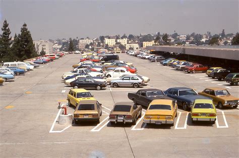 Vintage Cars on a Parking LotFree Stock Photo