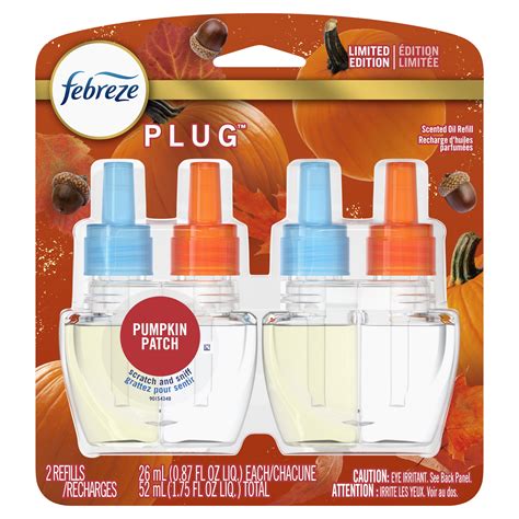 Febreze Fade Defy Plug Air Freshener Refill Pumpkin Patch Scent 087