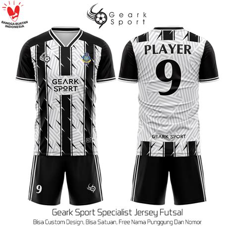 Jual Jersey Baju Futsal Sepak Bola Terbaru Motif Silent Steel Full