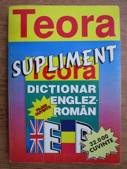 Supliment Dictionar englez roman Cumpără