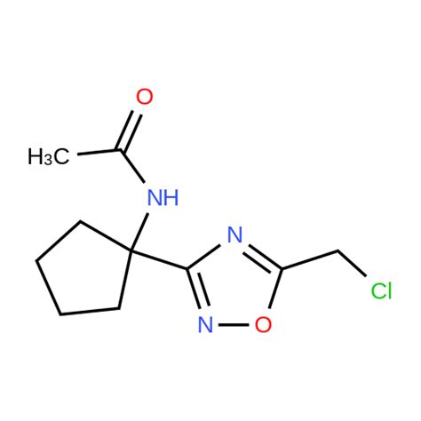 1050884 33 7 N 1 5 Chloromethyl 1 2 4 Oxadiazol 3 Yl Cyclopentyl