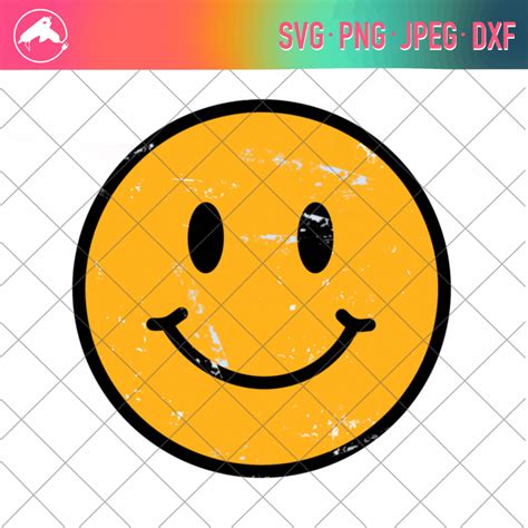 Smiley Face Svg Cut File A Girl And A Glue Gun