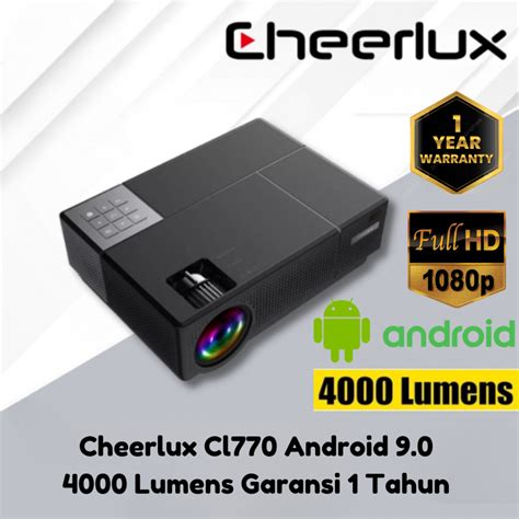 Jual Projector Led Cheerlux Cl Lumens P Proyektor Led