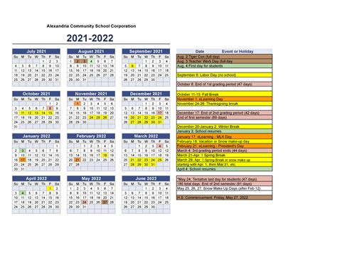 Alexandria Public Schools Calendar 2024 - Schoolcalendars.net