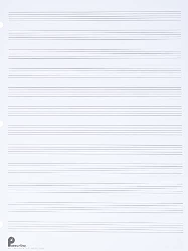 Musipack 3 Ring Filler No 1 12 Stave Passantino Manuscript Paper Passantino Manuscript