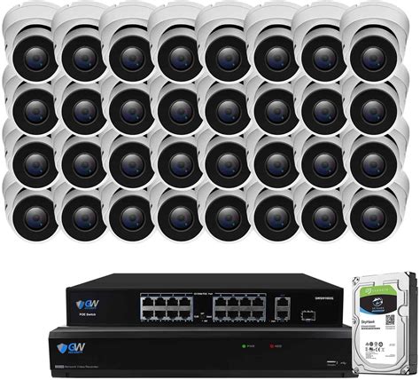 Gw Security Channel Poe Nvr Ultrahd K Smart Ai Security Camera