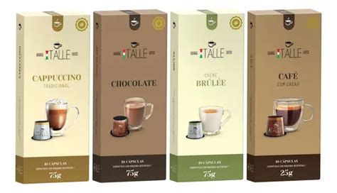 Capsulas Cappuccino Chocolate Nespresso Caf Italle Und Mercadolivre