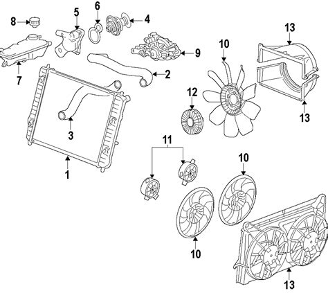 Chevrolet Suburban Engine Cooling Fan Motor Island Gm