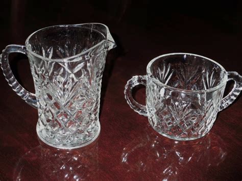 Set Pineapple Anchor Hocking Fan Prescut Crystal Clear Glass Etsy