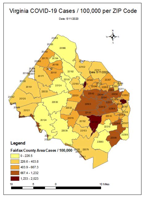 Fairfax County Zip Code Map - Map