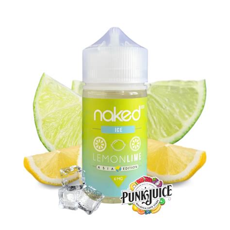 Naked 100 Lemon Lime Ice Asia Edition 60ml Punk Juice Vape Store