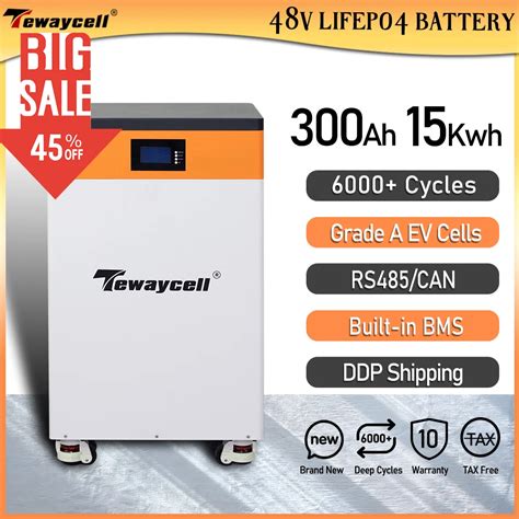 Pay By Installments V Ah Lifepo Battery Kw Powerwall Rs Can