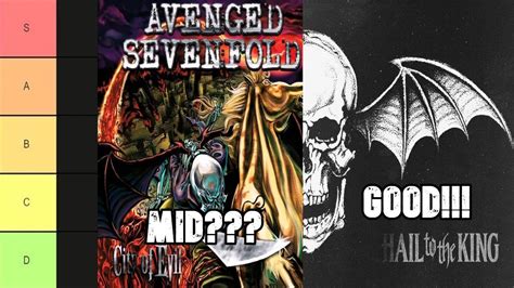 Avenged Sevenfold Album Tier List YouTube