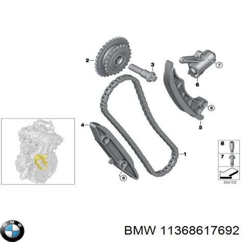 Rueda dentada árbol de levas lado de admisión para BMW X1 F48 en Avtopro