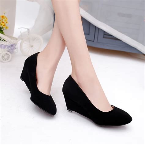 Black Wedges Formal Atelier Yuwaciaojp