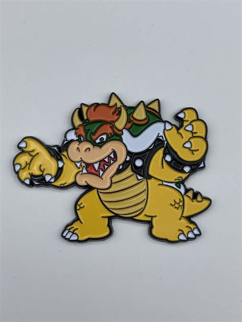 Super Mario Collector Pin Set Villains Bowser Pin Bowser Pin