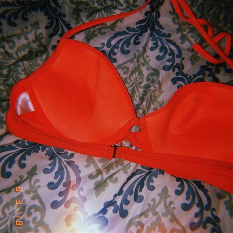 Large Pink Bikini Push Up Top W Wire Dress Depop