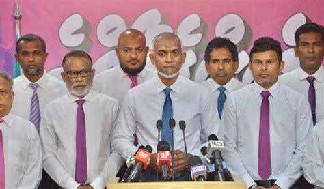 Ppm Joines Forces With Pnc Behind Muizzu For Election Mv