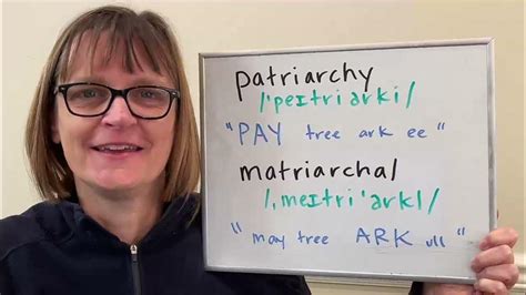 How To Pronounce Matriarchy Patriarchy Matriarchal And Patriarchal