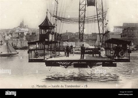 The Marseille Transporter bridge, France Stock Photo - Alamy