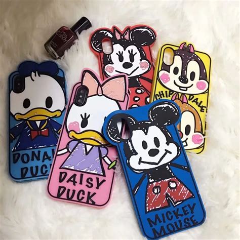 New Minnie Mickey Mouse Donald Daisy Duck Case Phone Case For Iphone X