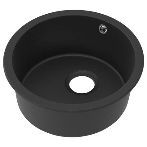 Kilsviken Inset Sink 1 Bowl Black Quartz Composite 47 Cm Ikea