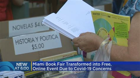 Miami Book Fair Transformed Into Free Online Event Due To COVID