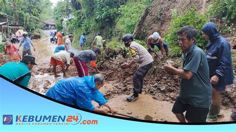 Hujan Guyur Kebumen Banyak Bencana Longsor Banjir Dan Pohon Tumbang