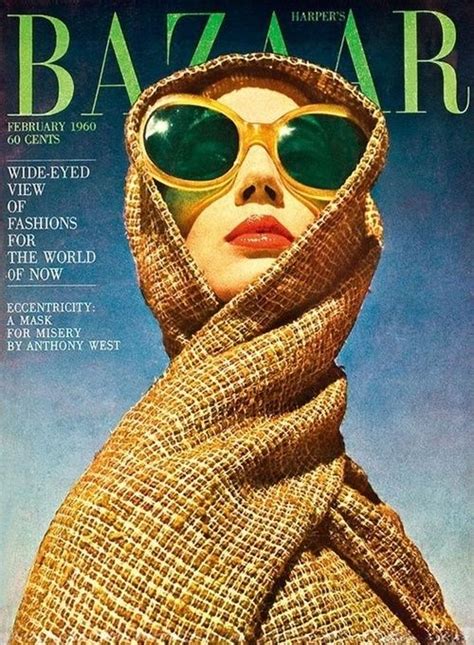 Harpers Bazaar February 1960 Photographer Richard Avedon A Cover From The Diana Vreeland Era