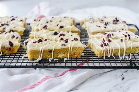 Cranberry Bliss Bars Recipe Leigh Anne Wilkes