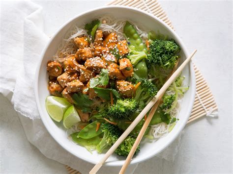 Spicy Korean Chicken Noodle Bowl