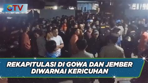 Rekapitulasi Di Gowa Dan Jember Ricuh Simpatisan Caleg Mengamuk Bip