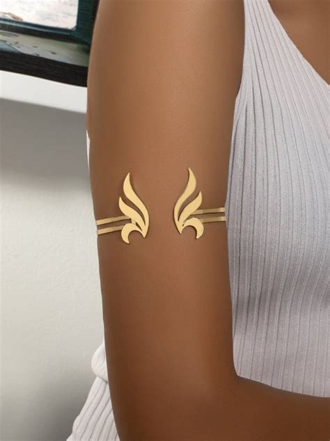 Minimalist Arm Cuff Gold Arm Band Gold Upper Arm Cuff Bracelet Silver Arm Band Armcuffgold