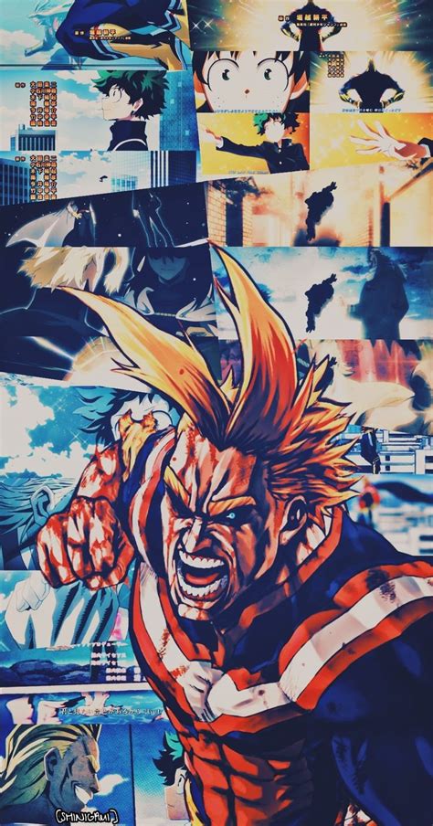 Boku No Hero Academia “all Might” Fondo De Pantalla V3 Fondo De Pantalla De Anime Arte De