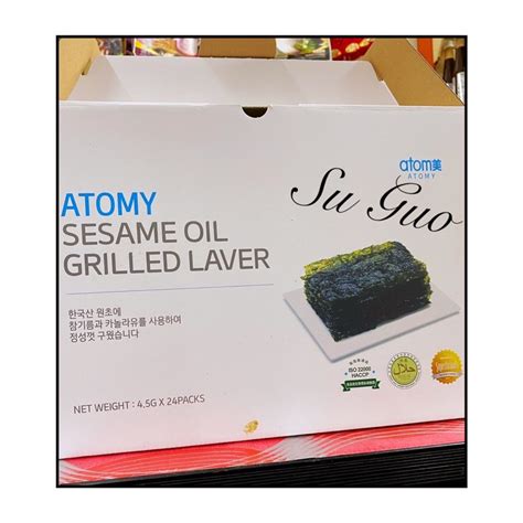 ATOMY Sesame Oil Grilled Laver Shopee Malaysia