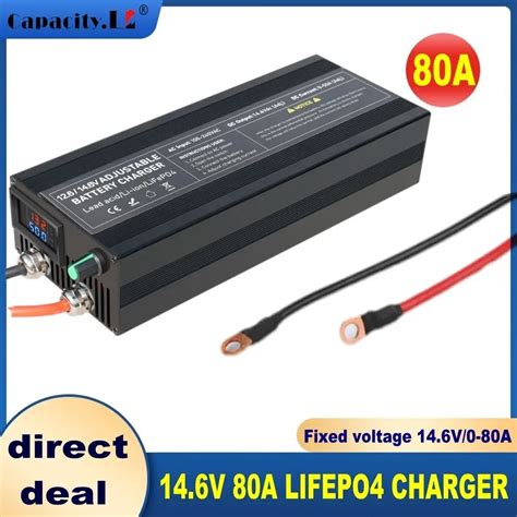 14 6V 80A 50A Adowarka 36A Lifepo4 Pr D I Sta E Napi Cie 100V 240V