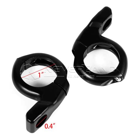 2pcs 125mm Motorcycle Aluminum Handlebar 10mm Mirror Adapter Turn