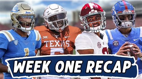 🏈 Complete College Football Week 1 Recap 🏈 Win Big Sports